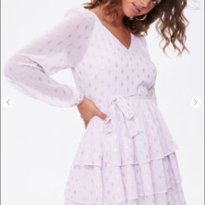 Diamond Print Mini Dress